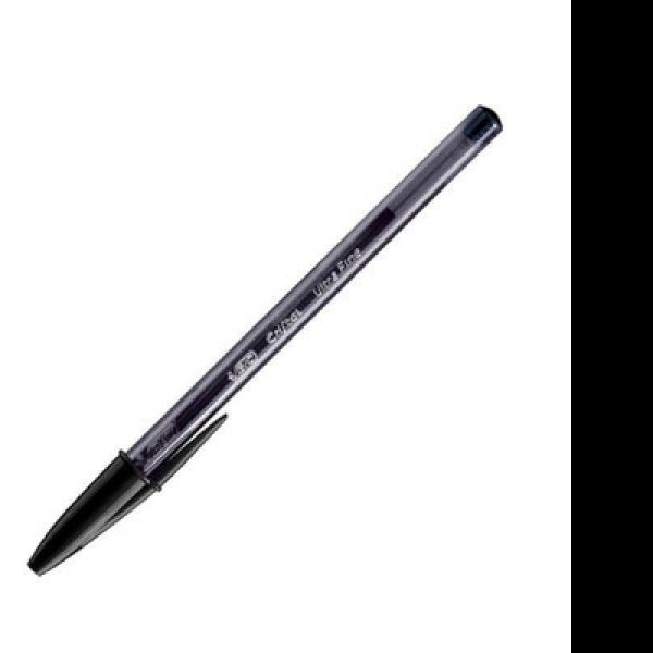 BOLIGRAFO CRISTAL PREC. S BIC 0.7MM NGO. E.12 C.216